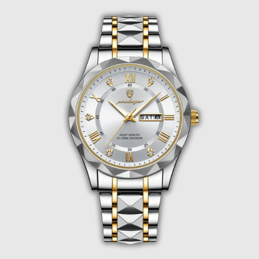 Luxeuria Luxe Men’s Luminous Stainless Steel Watch