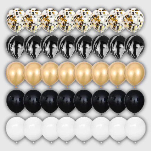 Multi Colour Confetti Latex Balloons – 40 Pieces