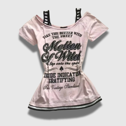 VixenEdge Y2K Gothic Crop Tee - Collection