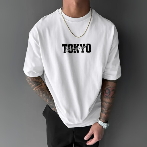 Casual Men’s Short Sleeve Printed T-Shirt