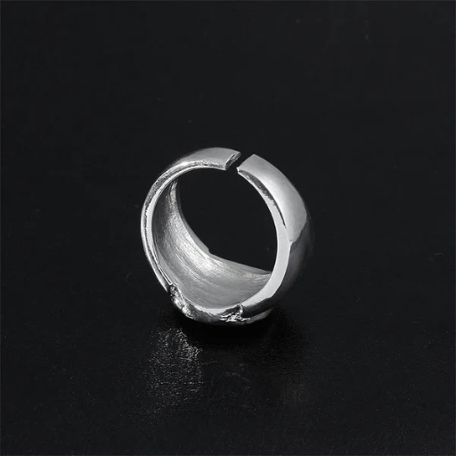 Luxeuria Luxe Black 8-Ball Statement Ring