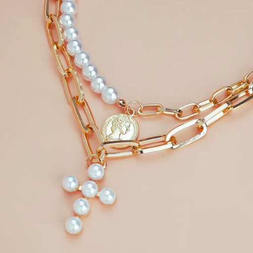 Luxeuria Luxe Turkish Evil Eye Multilayer Pendant Necklace Collection