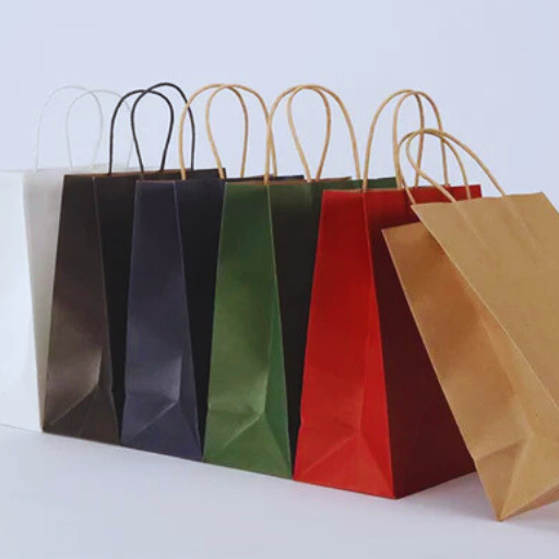 Kraft Paper Gift Bags – 10 Pieces