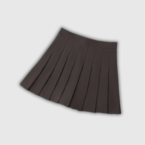 High Waist Pleated Mini Skirt – School Uniform Style