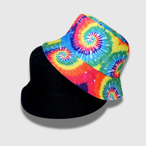 Double-Sided Graffiti Bucket Hat – Hip Hop Street Style Edition