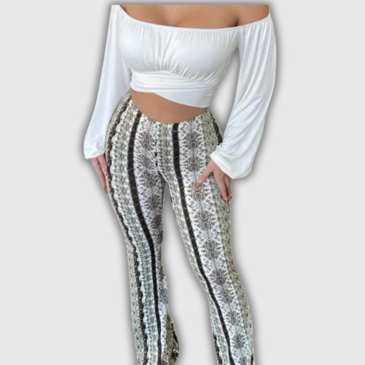Boho Street Style Tie-Dye Flared Pants – Women's Indie Chic - Collection
