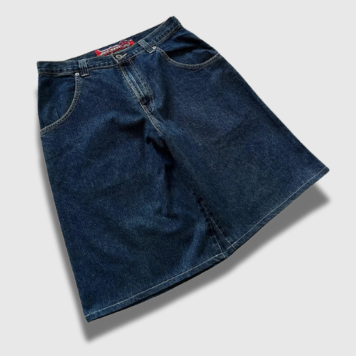 Nightwave Y2K Wide-Leg Denim Pants