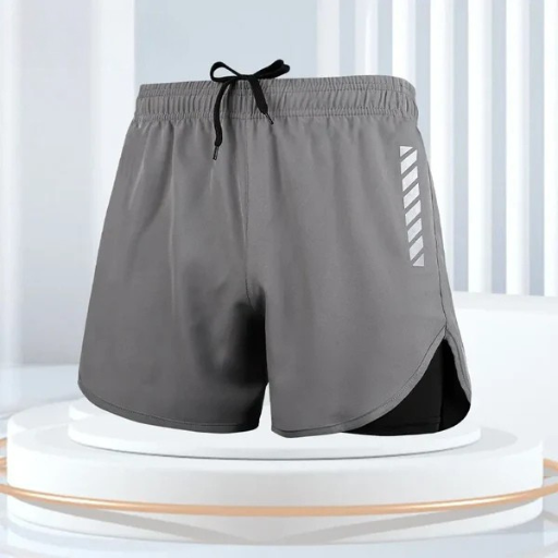 Men’s Quick-Dry Double Layer Swimming Trunks